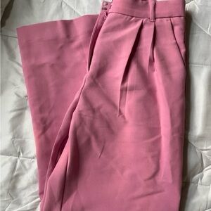 Abercrombie & Fitch Pink Straight Leg Pants